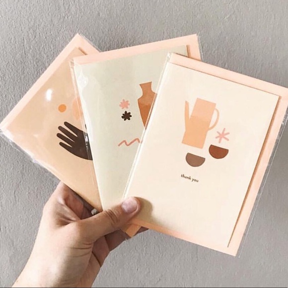 Lot of 7 Hattie Maud Handprinted Greeting Cards - Picture 4 of 6